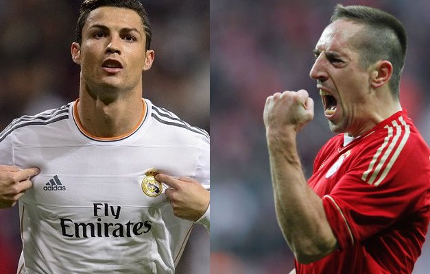 UEFA Champions League, Real Madrid, Bayern Munich, Cristiano Ronaldo, Frank Ribery